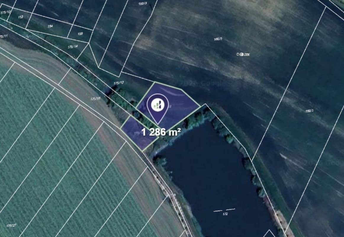 plot for sale, 1,286 m², Blanné, Jihomoravský Region plot for sale, 1,286 m², Blanné, Jihomoravský Region