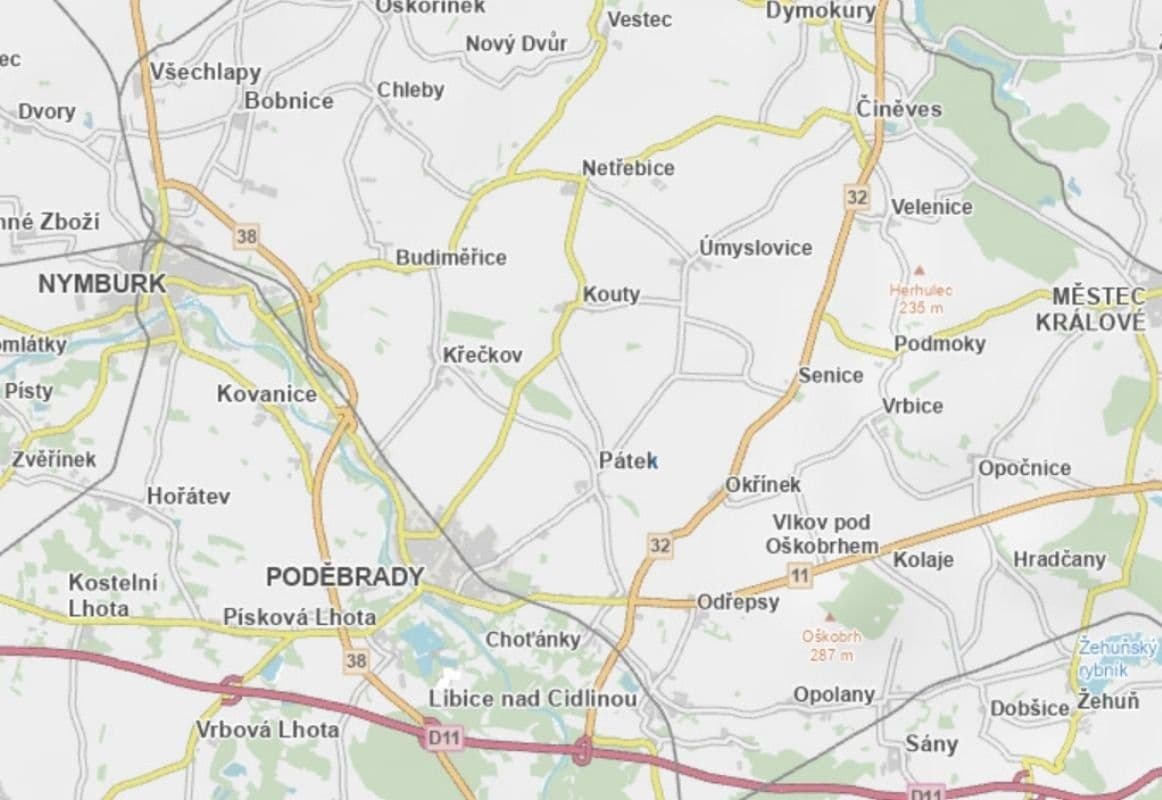 plot for sale, 8,074 m², Okřínek, Středočeský Region plot for sale, 8,074 m², Okřínek, Středočeský Region