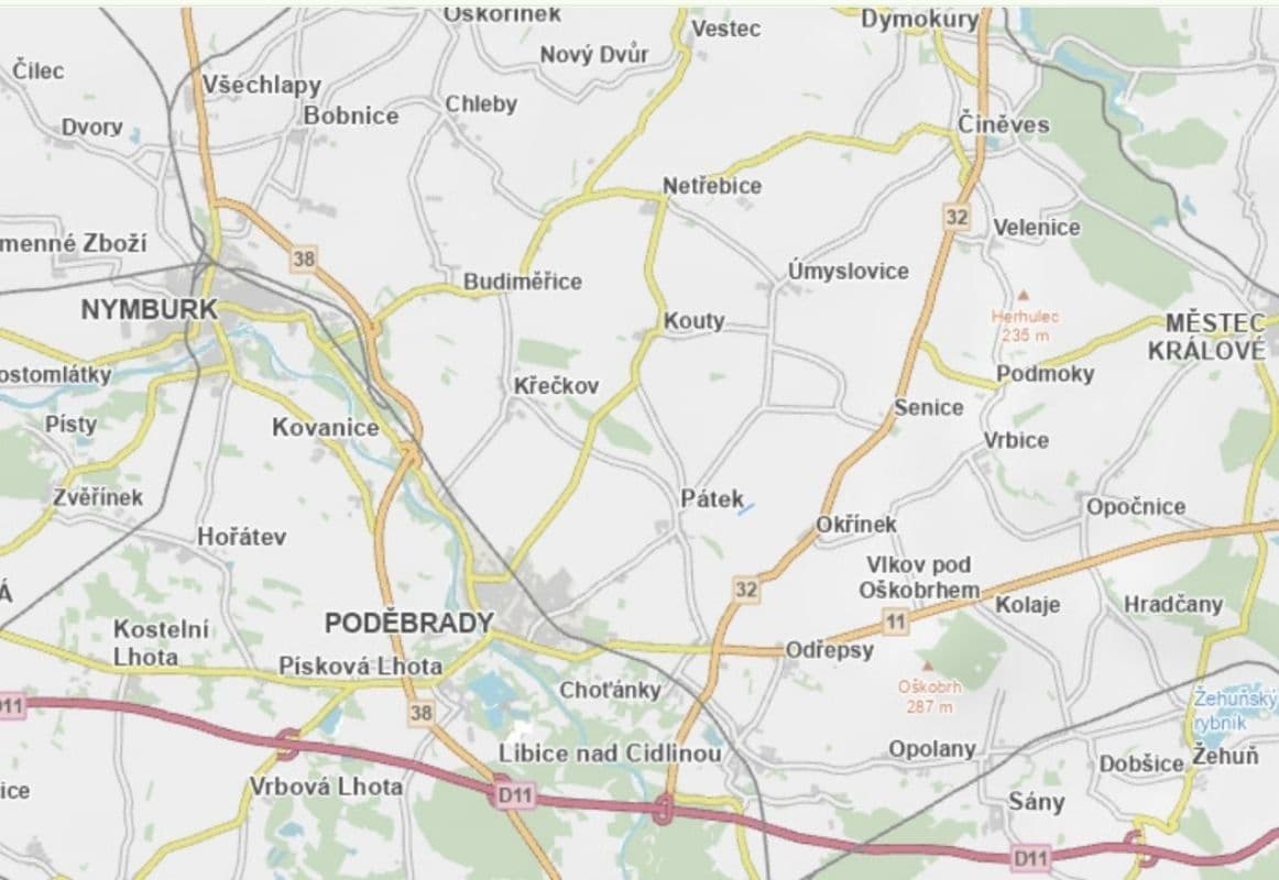 plot for sale, 7,800 m², Okřínek, Středočeský Region plot for sale, 7,800 m², Okřínek, Středočeský Region