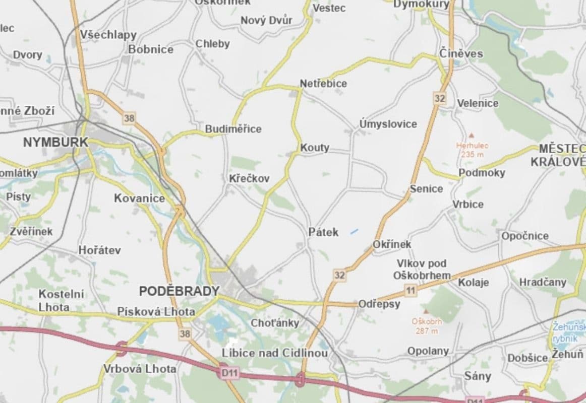 plot for sale, 7,178 m², Okřínek, Středočeský Region plot for sale, 7,178 m², Okřínek, Středočeský Region