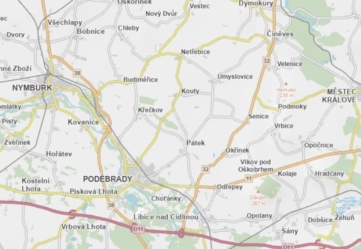 plot for sale, 5,678 m², Okřínek, Středočeský Region plot for sale, 5,678 m², Okřínek, Středočeský Region