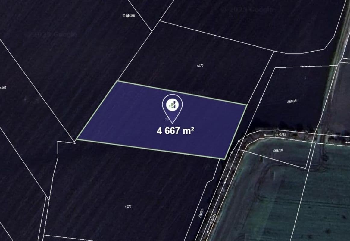 plot for sale, 4,667 m², Okřínek, Středočeský Region plot for sale, 4,667 m², Okřínek, Středočeský Region