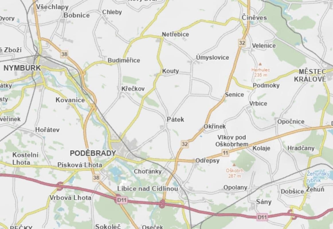 plot for sale, 4,667 m², Okřínek, Středočeský Region plot for sale, 4,667 m², Okřínek, Středočeský Region