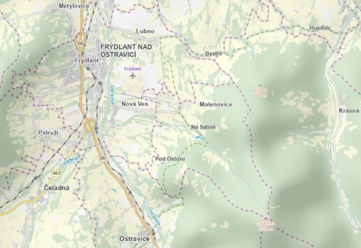 plot for sale, 10,217 m², Malenovice, Moravskoslezský Region plot for sale, 10,217 m², Malenovice, Moravskoslezský Region