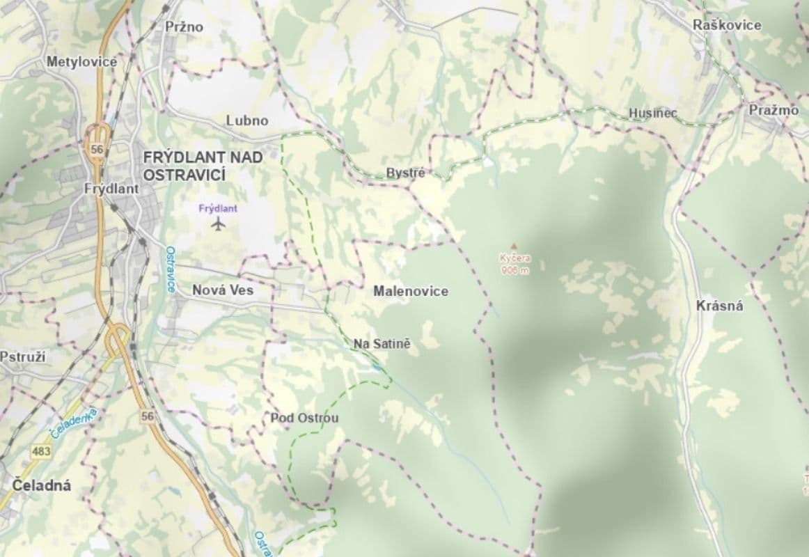 plot for sale, 4,648 m², Malenovice, Moravskoslezský Region plot for sale, 4,648 m², Malenovice, Moravskoslezský Region