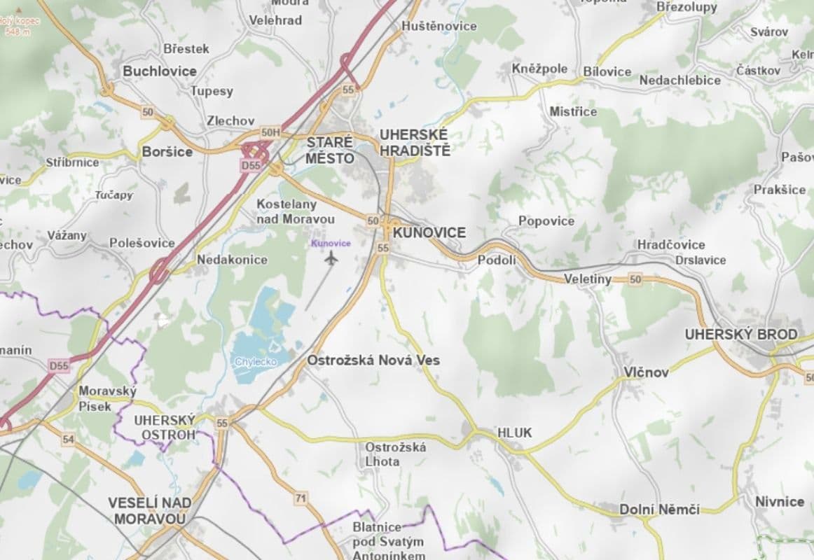 plot for sale, 2,896 m², Ostrožská Nová Ves, Zlínský Region plot for sale, 2,896 m², Ostrožská Nová Ves, Zlínský Region