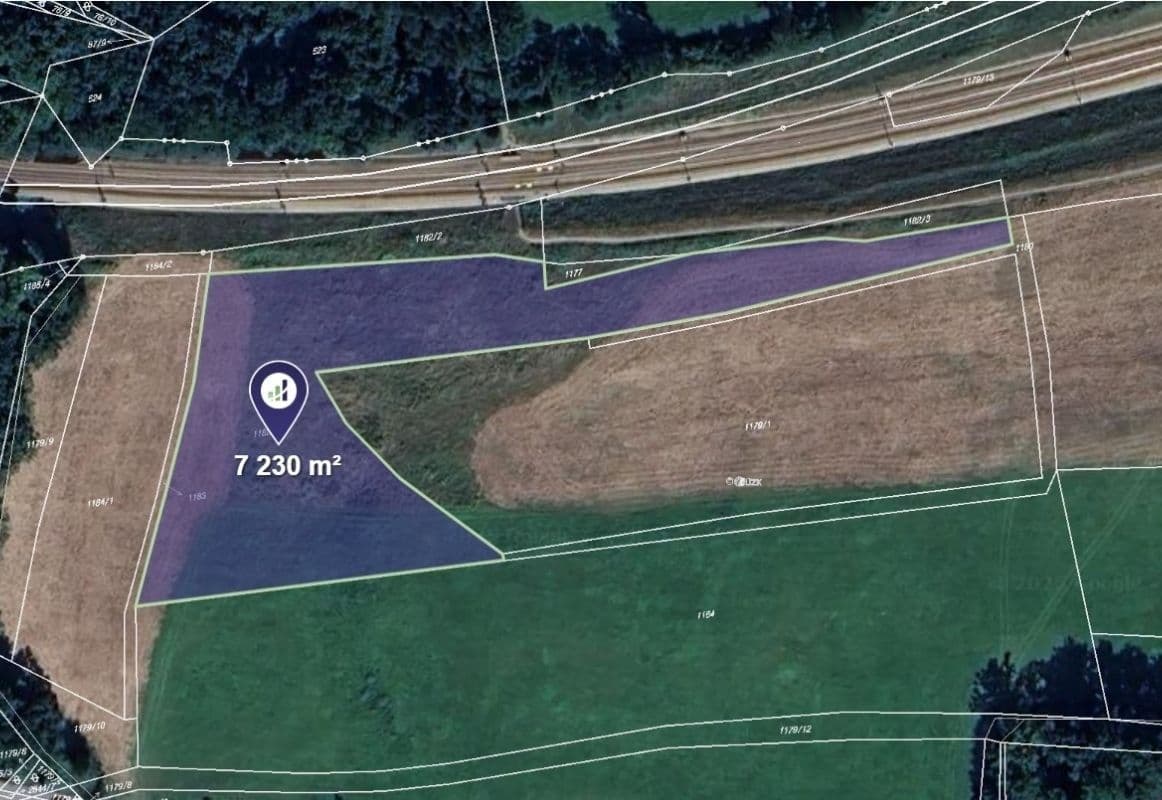 plot for sale, 7,230 m², Rokycany, Plzeňský Region plot for sale, 7,230 m², Rokycany, Plzeňský Region