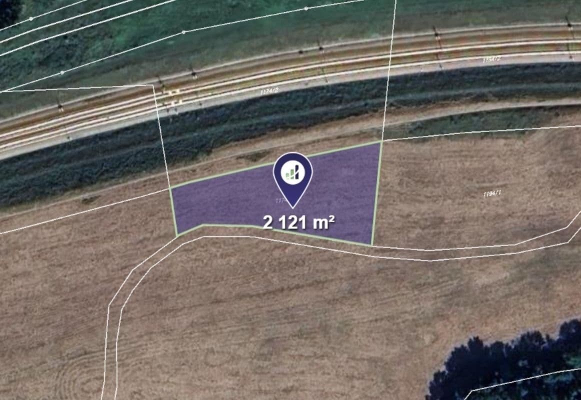 plot for sale, 2,121 m², Rokycany, Plzeňský Region plot for sale, 2,121 m², Rokycany, Plzeňský Region