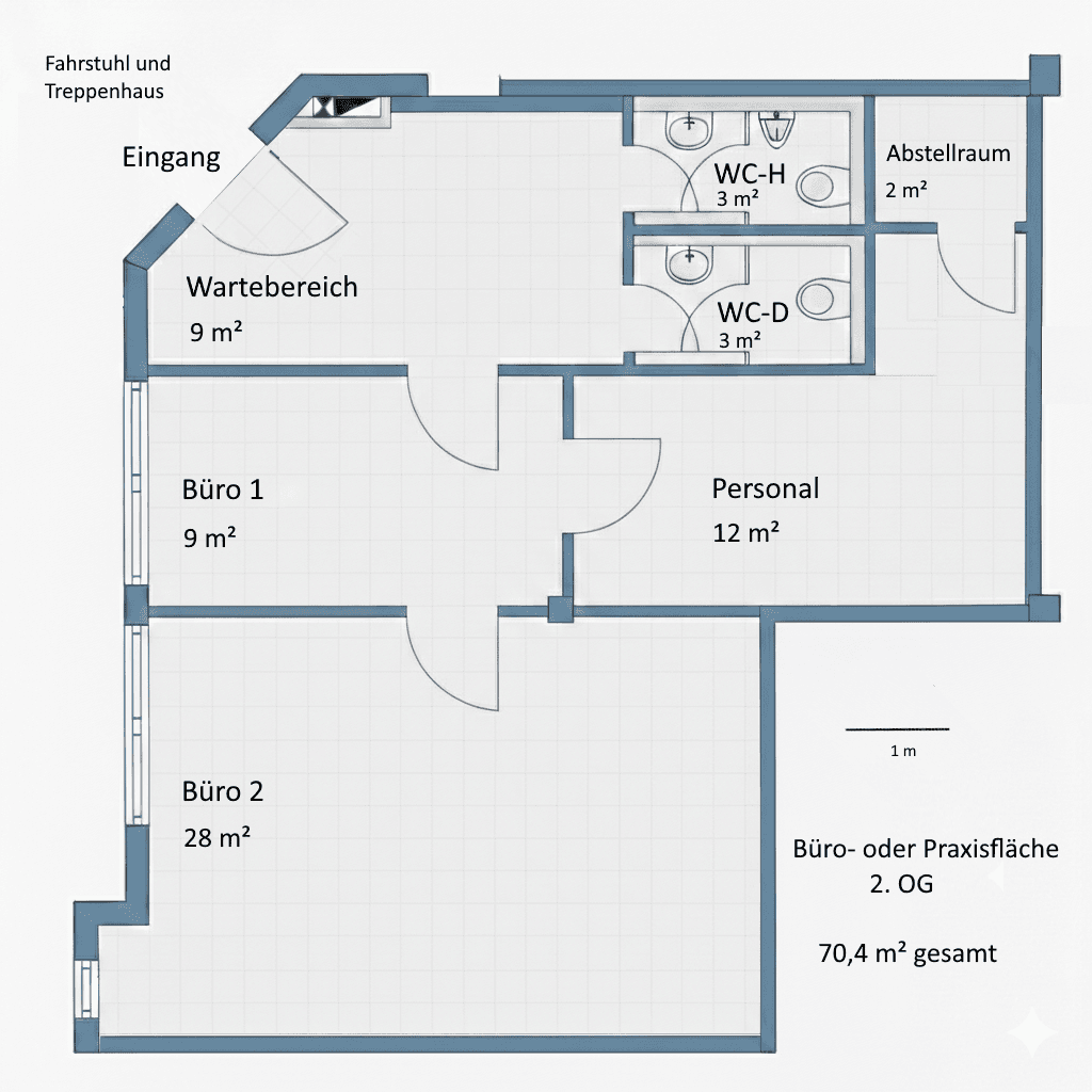 office to rent, 71 m², Hauptstr. 47a, Bruchköbel, Hesse office to rent, 71 m², Hauptstr. 47a, Bruchköbel, Hesse