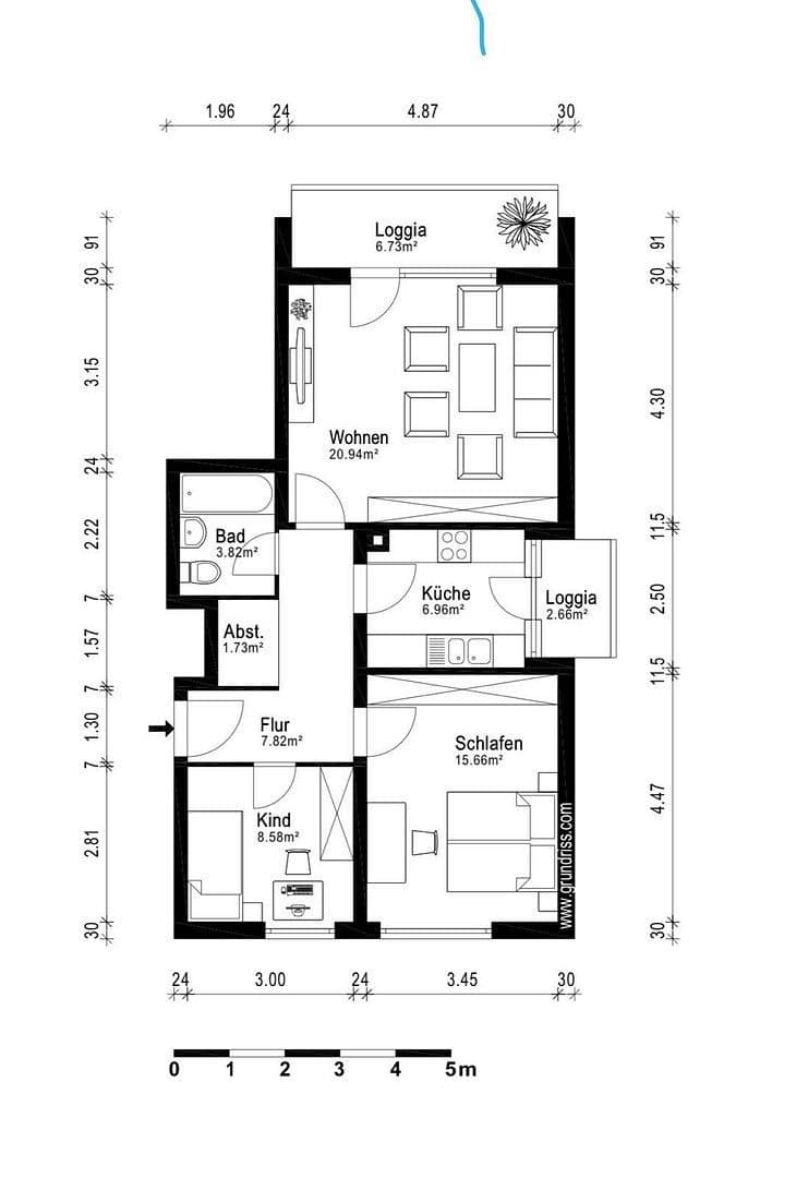 3 bedroom flat to rent, 70 m², Denninger Str. 202, München, Bavaria 3 bedroom flat to rent, 70 m², Denninger Str. 202, München, Bavaria