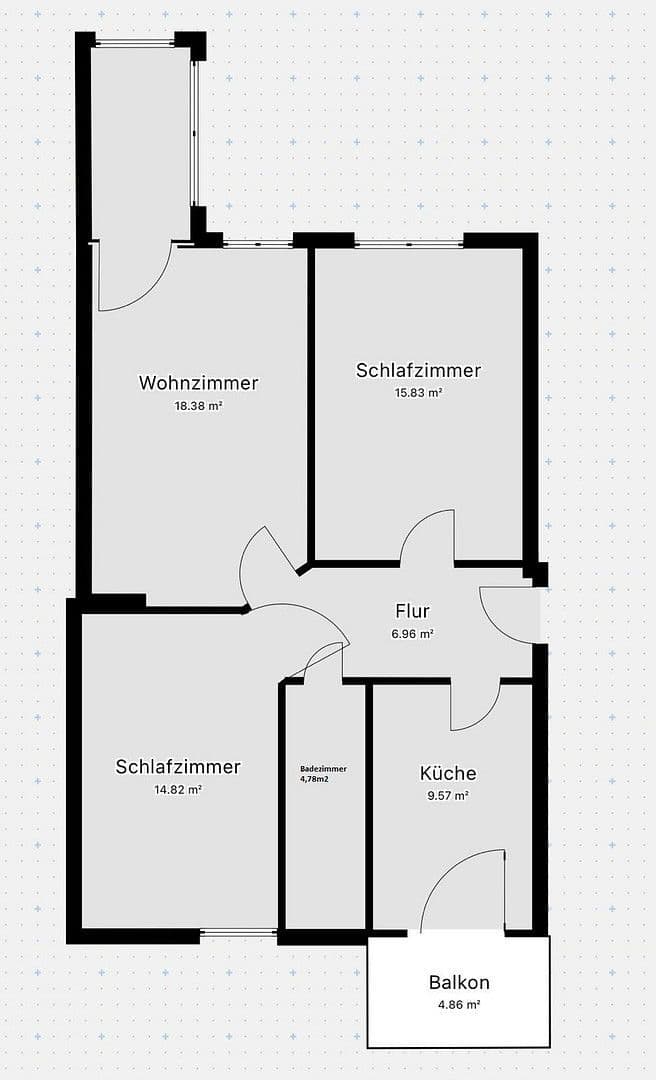 3 bedroom flat to rent, 78 m², Zwinglistr.6, Hanover, Lower Saxony 3 bedroom flat to rent, 78 m², Zwinglistr.6, Hanover, Lower Saxony