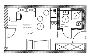 1 bedroom flat for sale, 20 m², Am Starzenbachweg 16, Deggendorf, Bavaria 1 bedroom flat for sale, 20 m², Am Starzenbachweg 16, Deggendorf, Bavaria