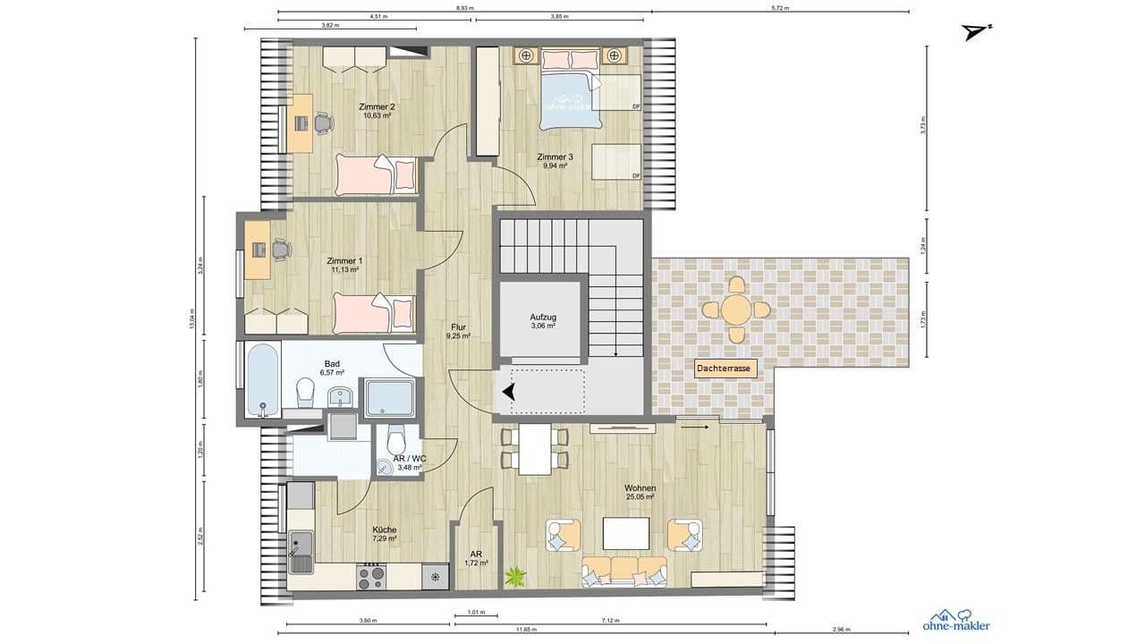 4 bedroom flat to rent, 92 m², Greifswald, Mecklenburg-Vorpommern 4 bedroom flat to rent, 92 m², Greifswald, Mecklenburg-Vorpommern