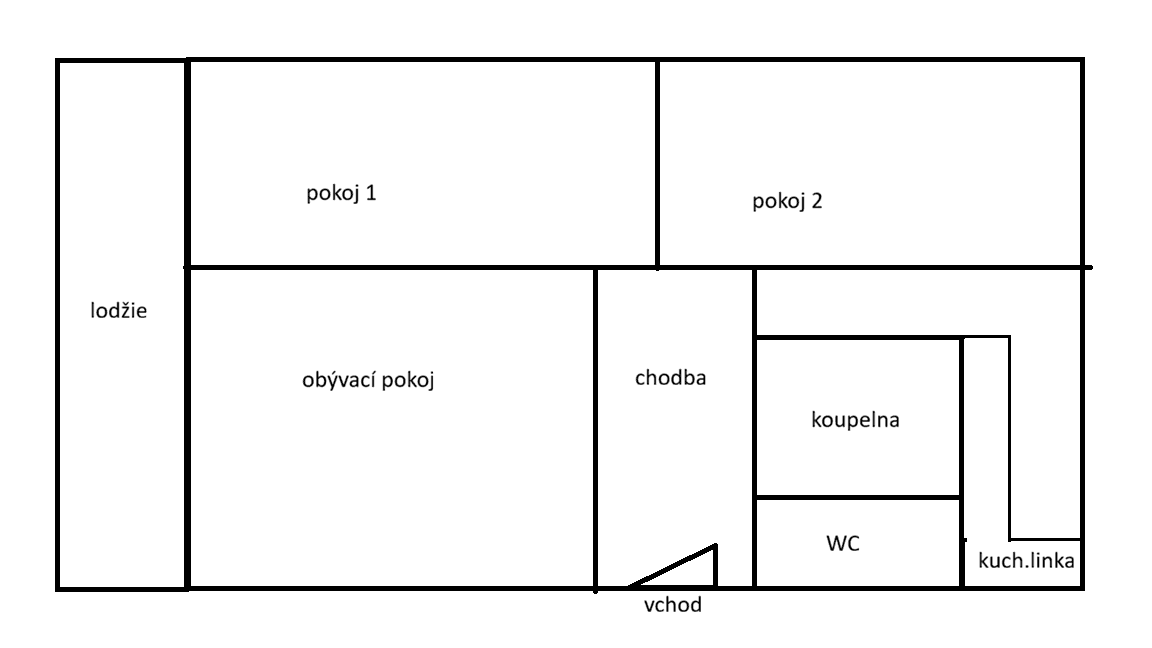 3 bedroom flat to rent, 75 m², U Stadionu, Chrudim, Pardubický Region 3 bedroom flat to rent, 75 m², U Stadionu, Chrudim, Pardubický Region