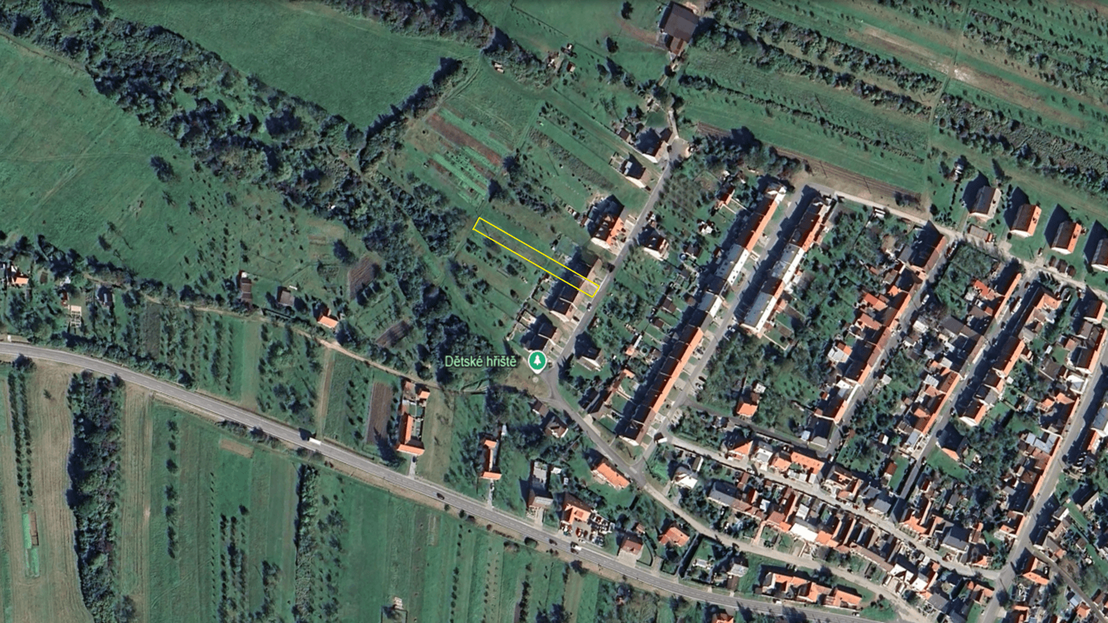 plot for sale, 797 m², Drahy IV, Strání, Zlínský Region plot for sale, 797 m², Drahy IV, Strání, Zlínský Region