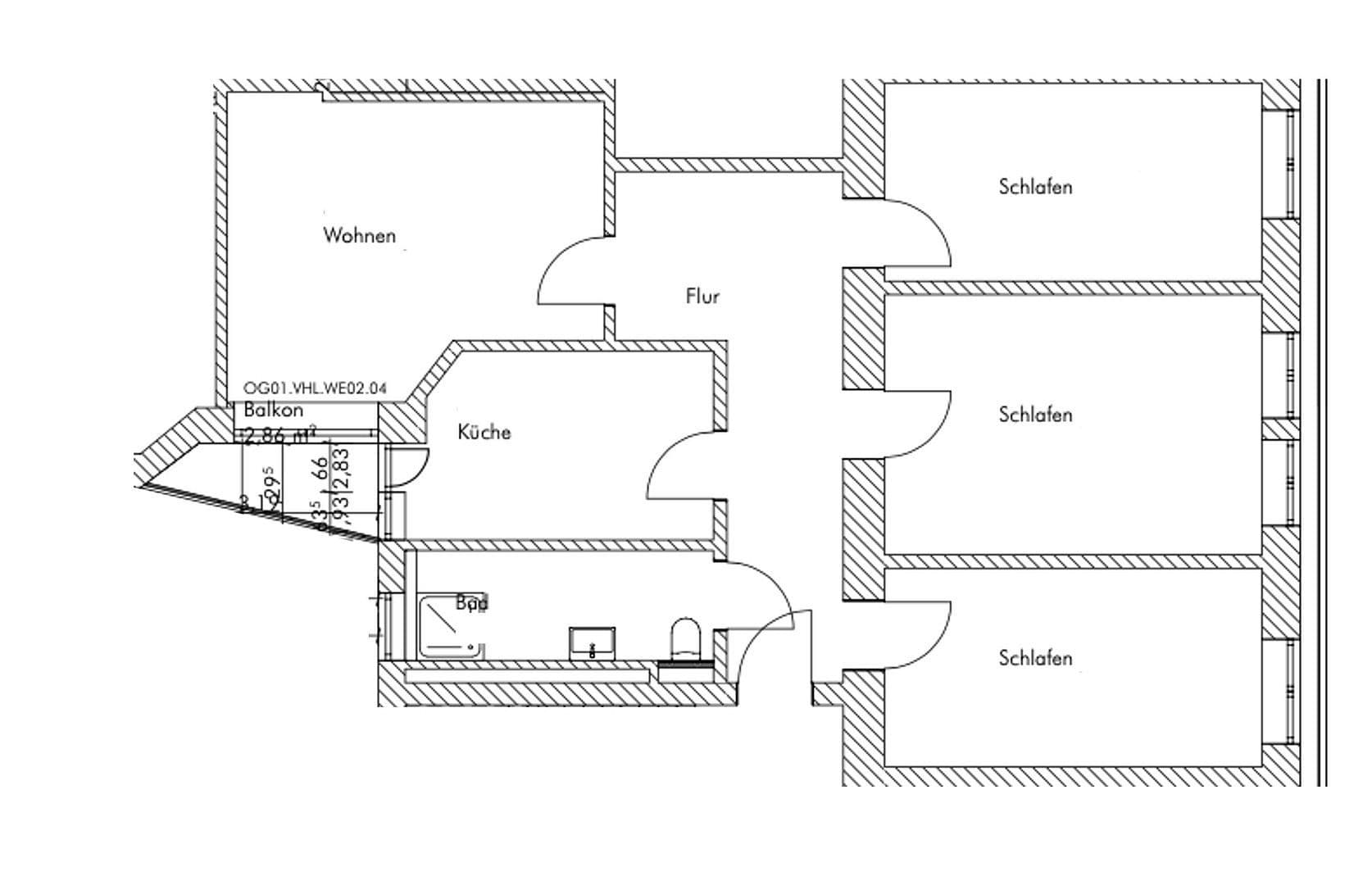 4 bedroom flat to rent, 97 m², Schmidtstedter Str. 28, Erfurt, Thuringia 4 bedroom flat to rent, 97 m², Schmidtstedter Str. 28, Erfurt, Thuringia