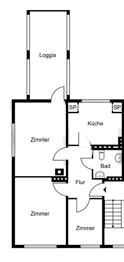 3 bedroom flat to rent, 65 m², Bornstraße, Bremen, Bremen 3 bedroom flat to rent, 65 m², Bornstraße, Bremen, Bremen