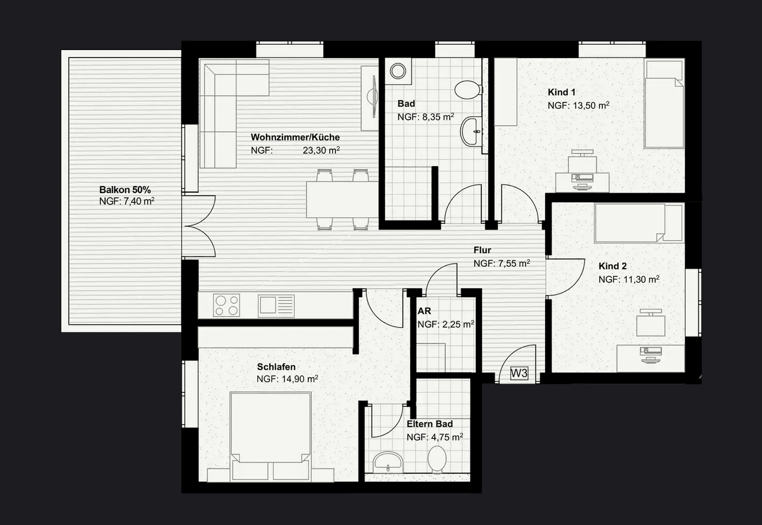 4 bedroom flat for sale, 94 m², Friedrichstr. 12, Biebertal, Hesse 4 bedroom flat for sale, 94 m², Friedrichstr. 12, Biebertal, Hesse