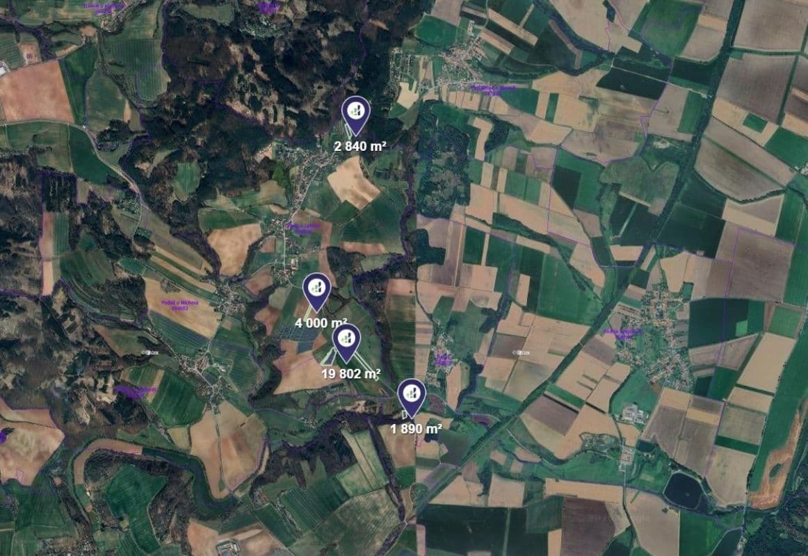 plot for sale, 28,532 m², Vísky, Jihomoravský Region plot for sale, 28,532 m², Vísky, Jihomoravský Region