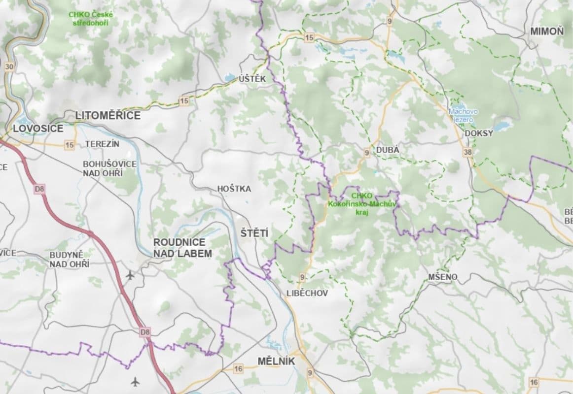 plot for sale, 806 m², Dubá, Liberecký Region plot for sale, 806 m², Dubá, Liberecký Region