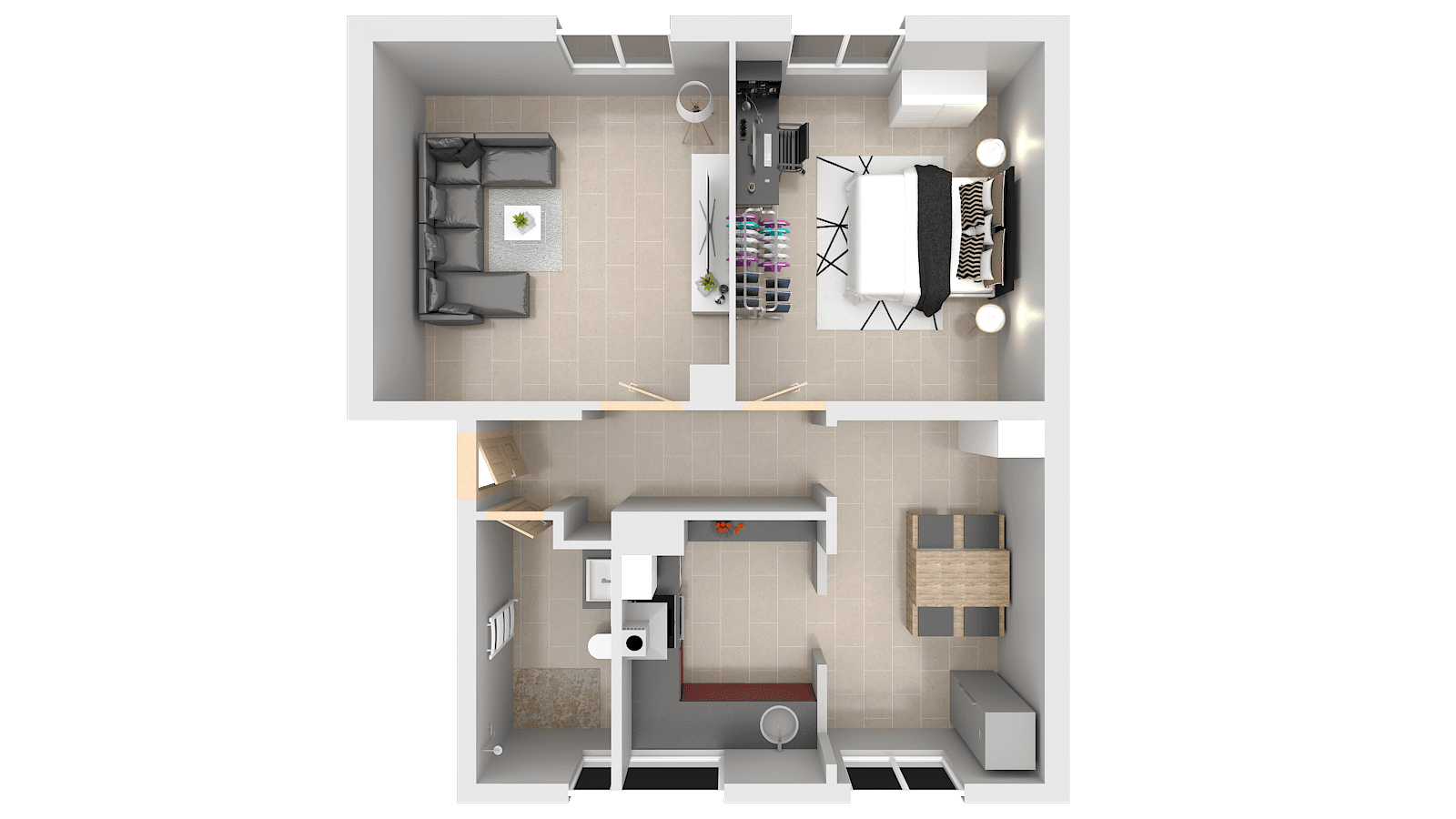 1 bedroom with open-plan kitchen flat to rent, 56 m², Villmatstraße 7, Heilbronn, Baden-Württemberg 1 bedroom with open-plan kitchen flat to rent, 56 m², Villmatstraße 7, Heilbronn, Baden-Württemberg
