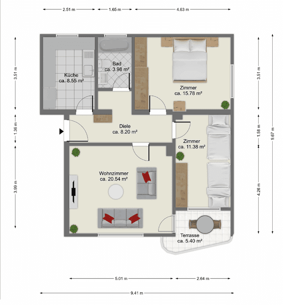3 bedroom flat for sale, 71 m², In den Kiefern 4, Schwanewede, Lower Saxony 3 bedroom flat for sale, 71 m², In den Kiefern 4, Schwanewede, Lower Saxony