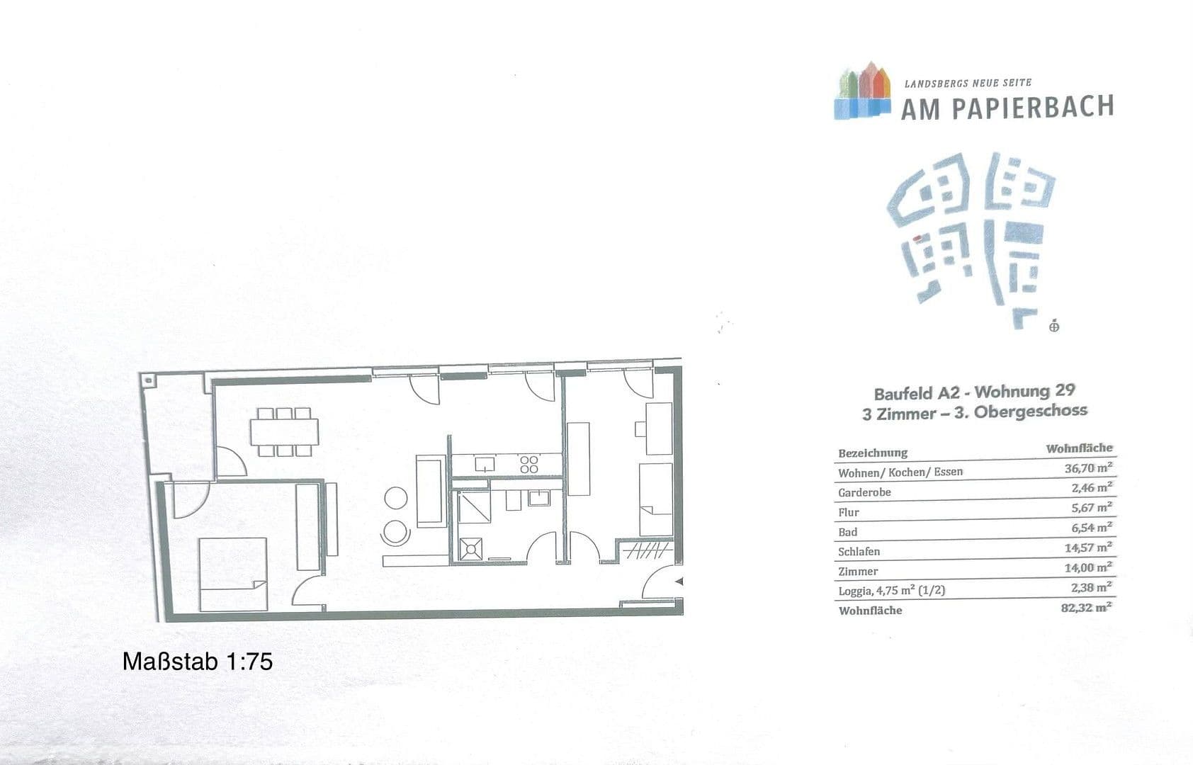 3 bedroom flat to rent, 83 m², OB-Hamberger-Platz, Landsberg am Lech, Bavaria 3 bedroom flat to rent, 83 m², OB-Hamberger-Platz, Landsberg am Lech, Bavaria