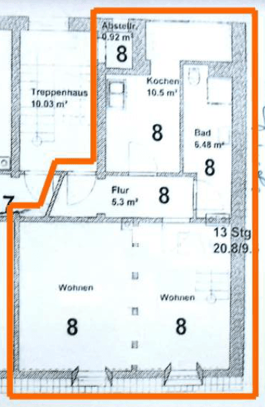 3 bedroom flat to rent, 51 m², Am Stadtbahnhof 21, Wuppertal, North Rhine-Westphalia 3 bedroom flat to rent, 51 m², Am Stadtbahnhof 21, Wuppertal, North Rhine-Westphalia