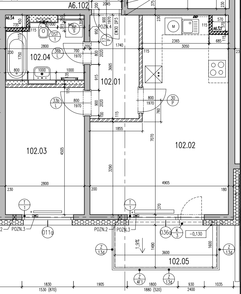 1 bedroom with open-plan kitchen flat to rent, 54 m², Waltariho, Prague, Prague 1 bedroom with open-plan kitchen flat to rent, 54 m², Waltariho, Prague, Prague