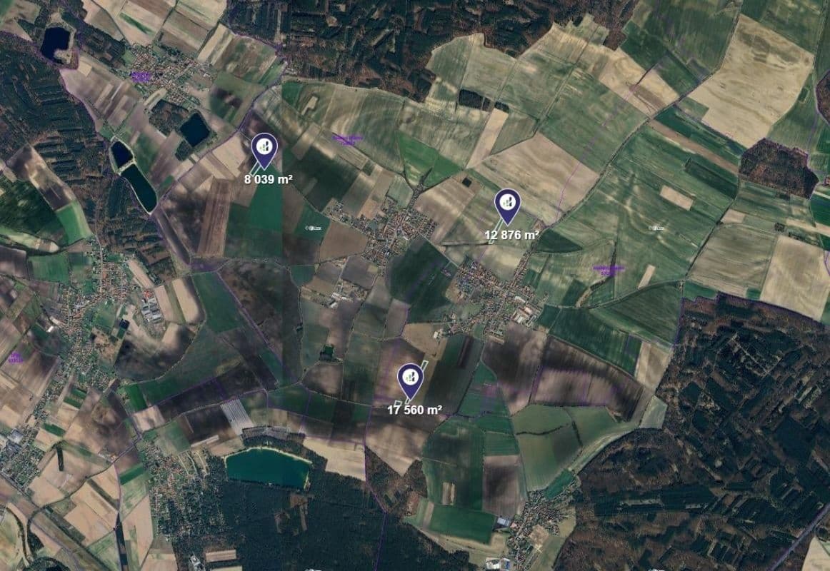 plot for sale, 19,238 m², Kostelní Hlavno, Středočeský Region plot for sale, 19,238 m², Kostelní Hlavno, Středočeský Region