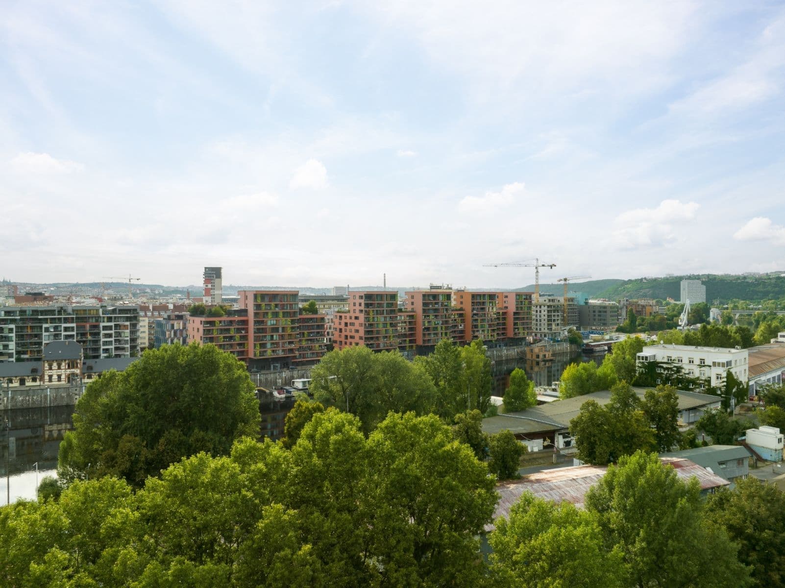 1 bedroom with open-plan kitchen flat to rent, 70 m², V přístavu, Prague, Prague 1 bedroom with open-plan kitchen flat to rent, 70 m², V přístavu, Prague, Prague