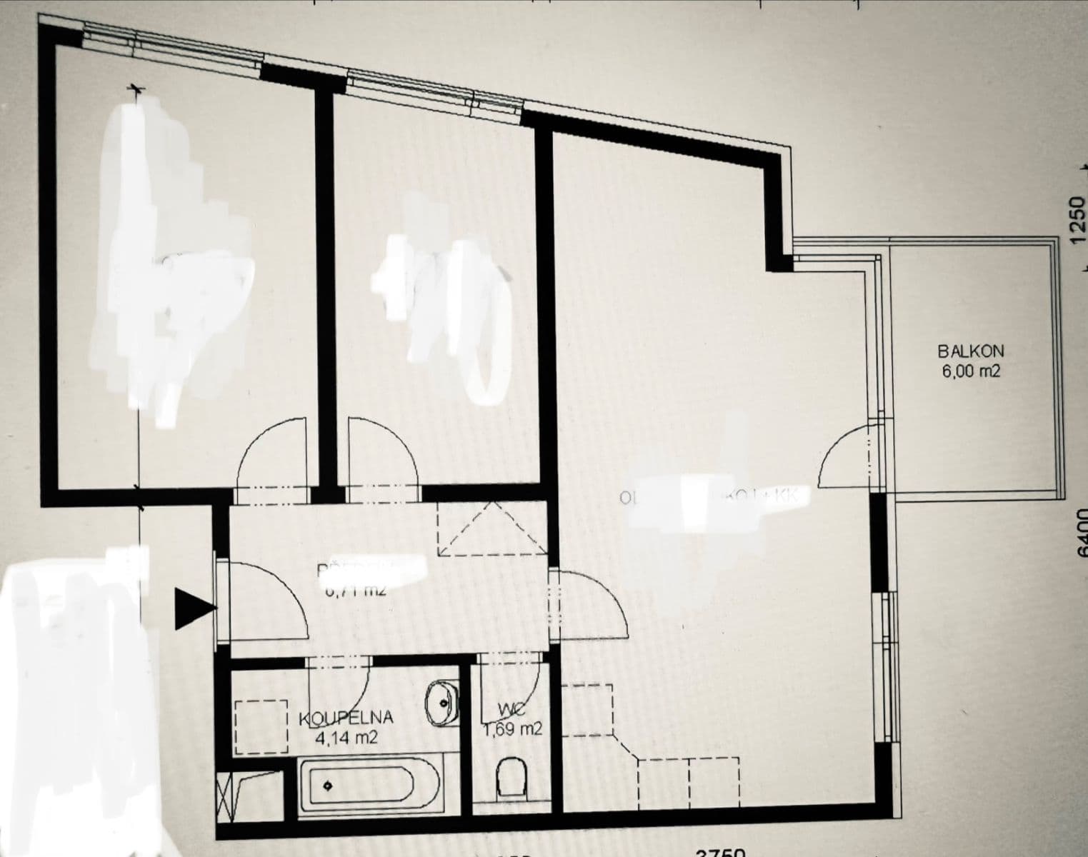 2 bedroom with open-plan kitchen flat to rent, 76 m², Pod Kavalírkou, Prague, Prague 2 bedroom with open-plan kitchen flat to rent, 76 m², Pod Kavalírkou, Prague, Prague