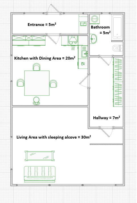 2 bedroom flat to rent, 67 m², Dornbirn, Vorarlberg 2 bedroom flat to rent, 67 m², Dornbirn, Vorarlberg