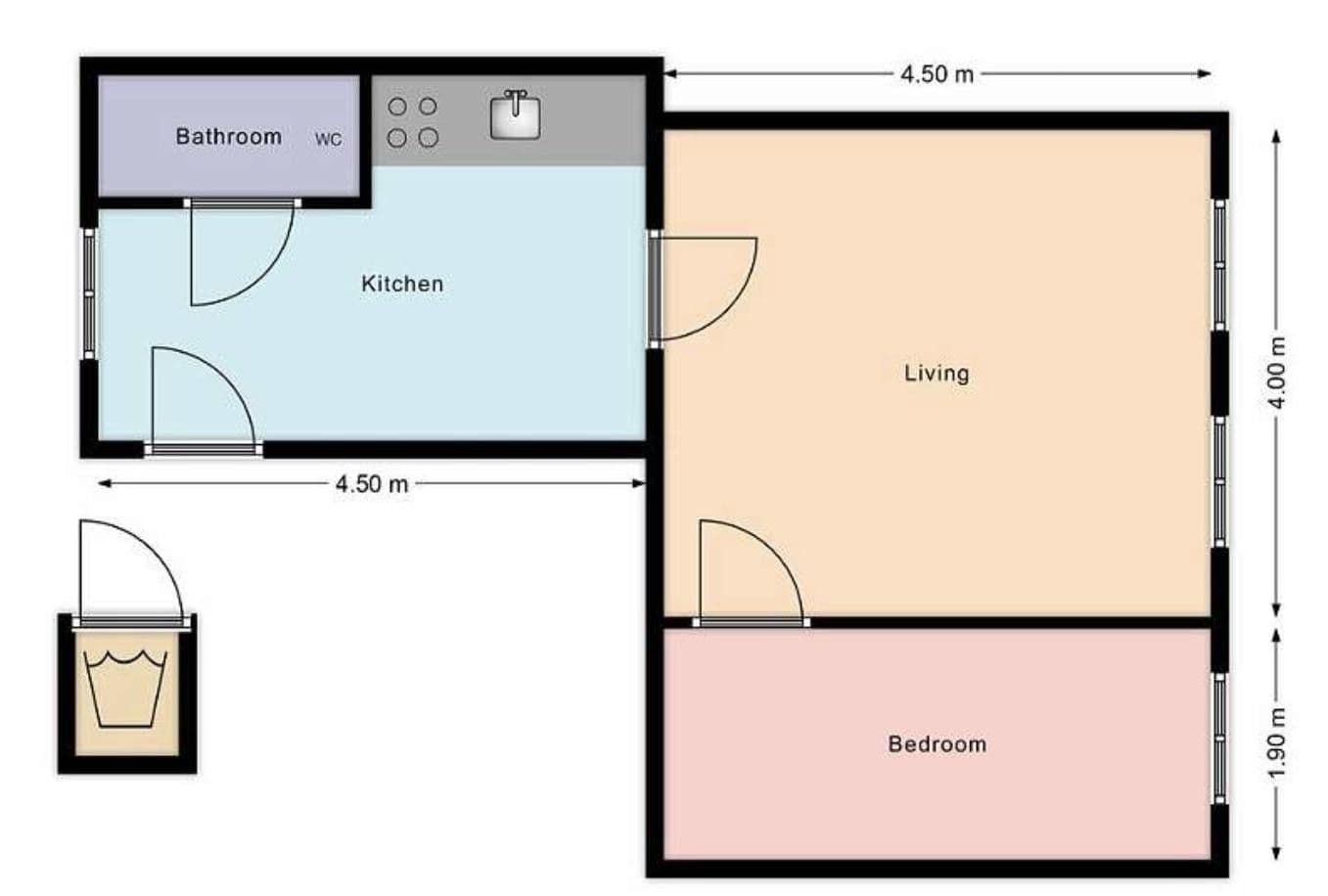 2 bedroom flat for sale, 40 m², Wien, Vienna 2 bedroom flat for sale, 40 m², Wien, Vienna
