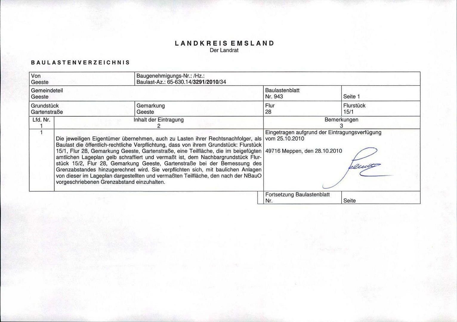 plot for sale, 1,268 m², Geeste, Lower Saxony plot for sale, 1,268 m², Geeste, Lower Saxony