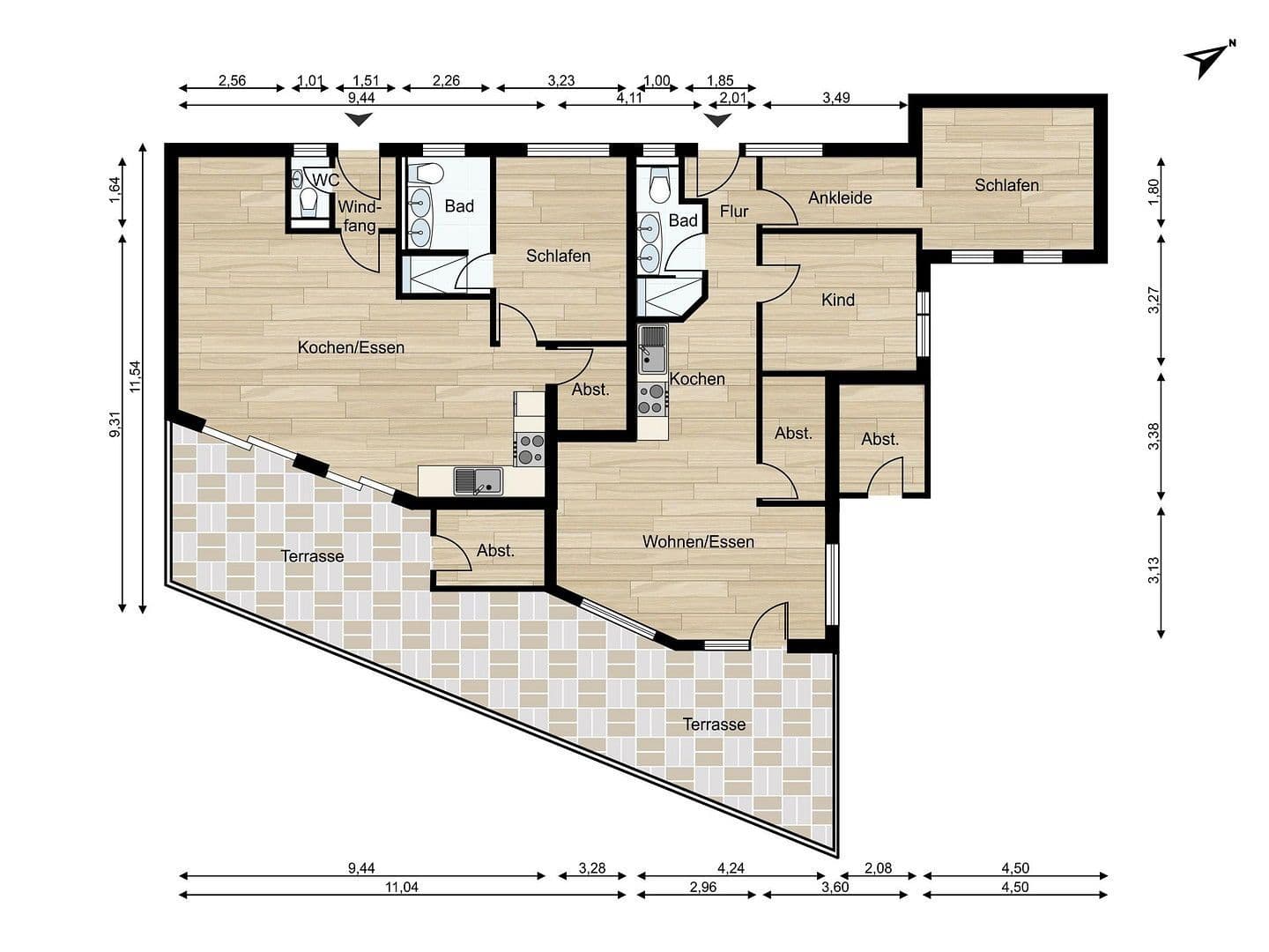 2 bedroom flat for sale, 84 m², Am Fridericussiel 20, Norden, Lower Saxony 2 bedroom flat for sale, 84 m², Am Fridericussiel 20, Norden, Lower Saxony