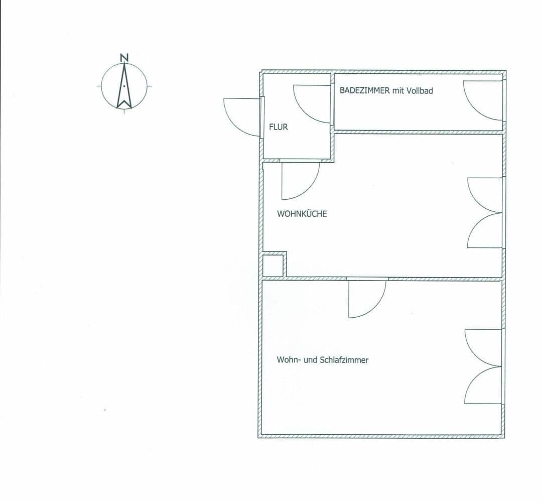 Studio flat for sale, 42 m², Eulenkamp 54, Hamburg, Hamburg Studio flat for sale, 42 m², Eulenkamp 54, Hamburg, Hamburg