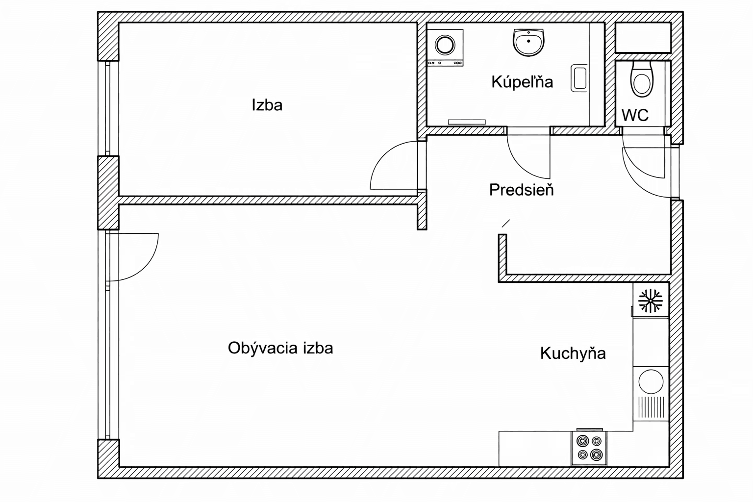 2 bedroom flat to rent, 74 m², Martinčekova, Ružinov, Bratislavský Region 2 bedroom flat to rent, 74 m², Martinčekova, Ružinov, Bratislavský Region