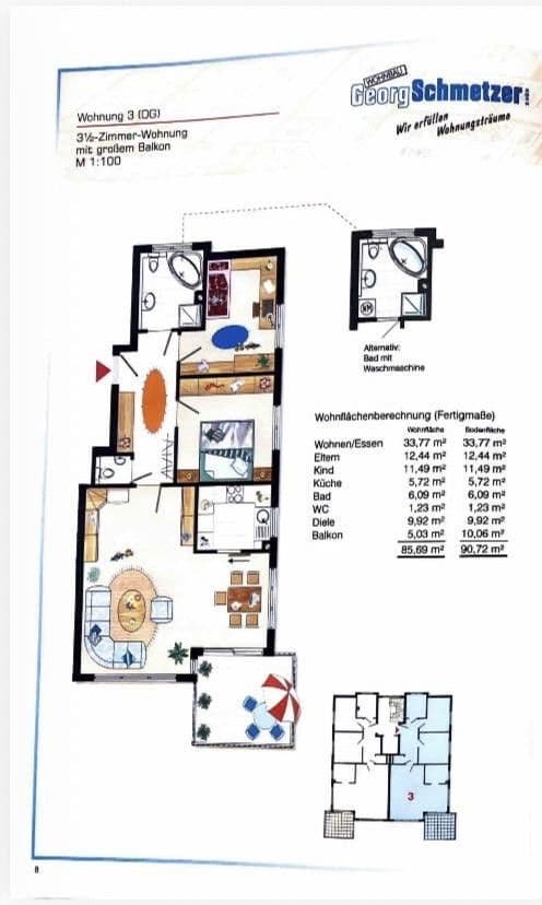 2 bedroom with open-plan kitchen flat for sale, 86 m², Untergruppenbach, Baden-Württemberg 2 bedroom with open-plan kitchen flat for sale, 86 m², Untergruppenbach, Baden-Württemberg