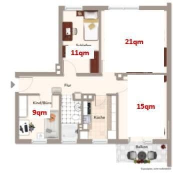 4 bedroom flat to rent, 76 m², Bischof von Henle Strasse 8, Regensburg, Bavaria 4 bedroom flat to rent, 76 m², Bischof von Henle Strasse 8, Regensburg, Bavaria