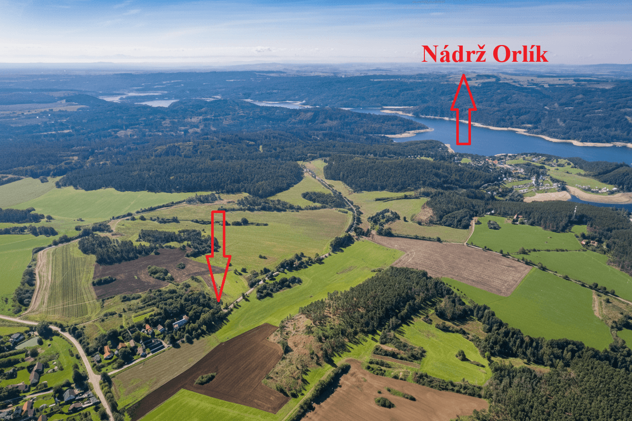 plot for sale, 1,030 m², Milešov, Středočeský Region plot for sale, 1,030 m², Milešov, Středočeský Region