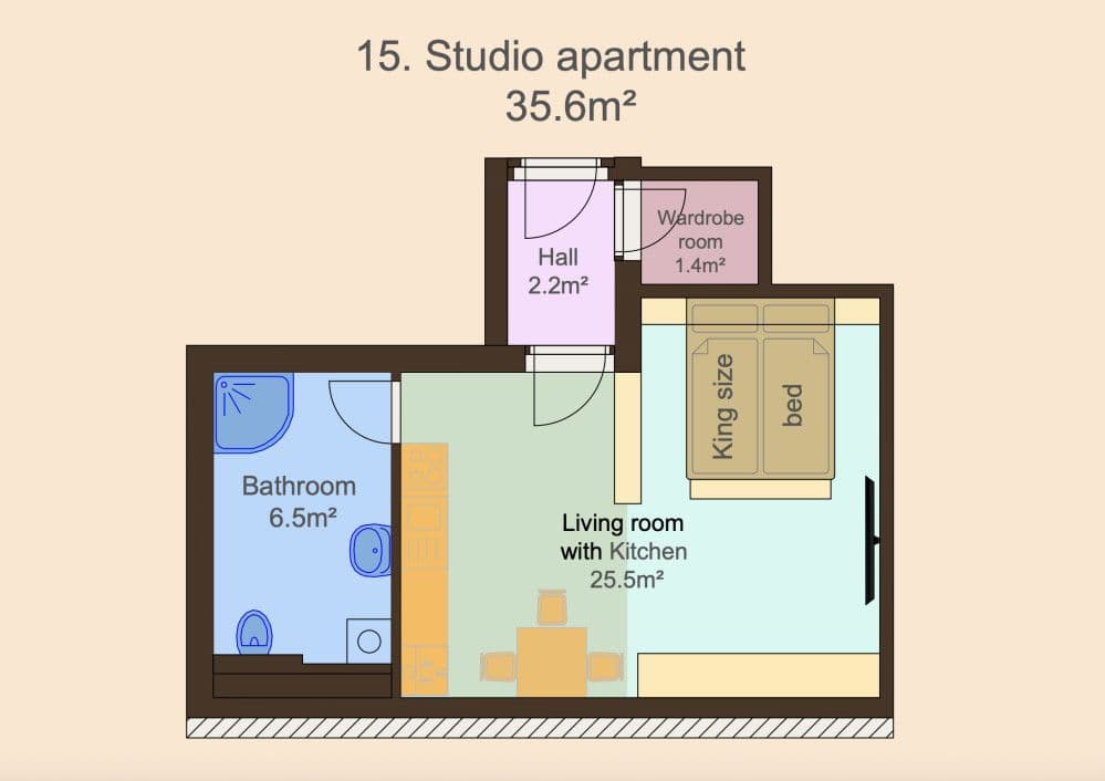 flat to rent, 36 m², Zbraslavská, Prague, Prague flat to rent, 36 m², Zbraslavská, Prague, Prague