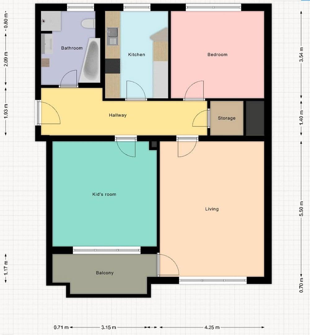 3 bedroom flat to rent, 82 m², Ansbach, Bavaria 3 bedroom flat to rent, 82 m², Ansbach, Bavaria