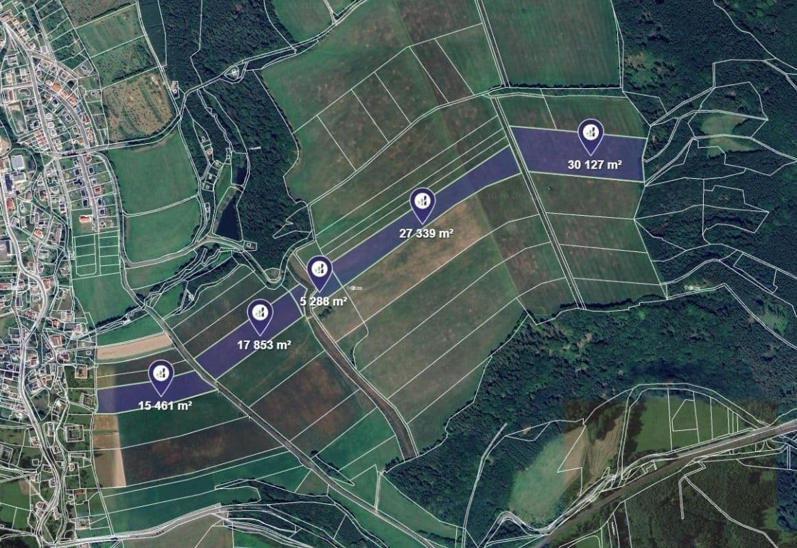 plot for sale, 38,350 m², Tatenice, Pardubický Region plot for sale, 38,350 m², Tatenice, Pardubický Region