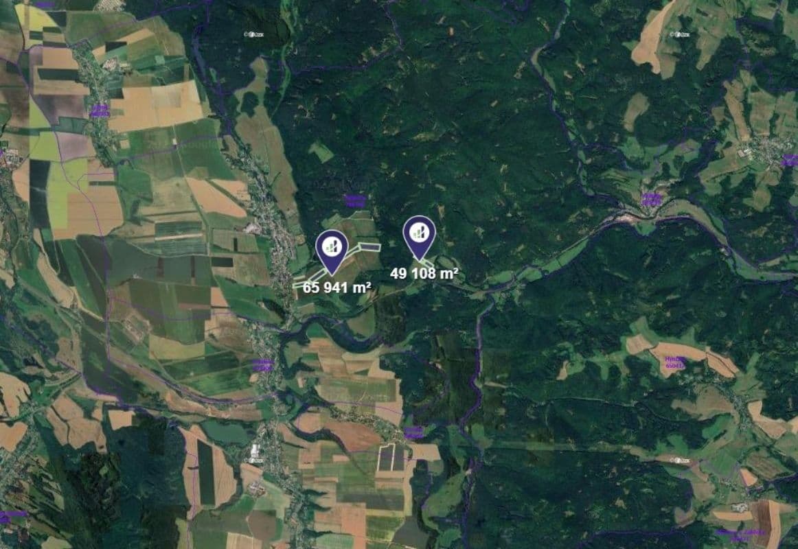 plot for sale, 38,350 m², Tatenice, Pardubický Region plot for sale, 38,350 m², Tatenice, Pardubický Region