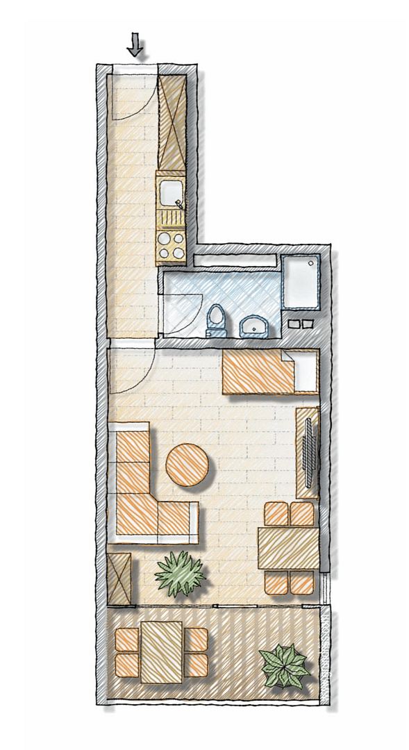 1 bedroom flat to rent, 36 m², Am Wald 19, Unterkirnach, Baden-Württemberg 1 bedroom flat to rent, 36 m², Am Wald 19, Unterkirnach, Baden-Württemberg