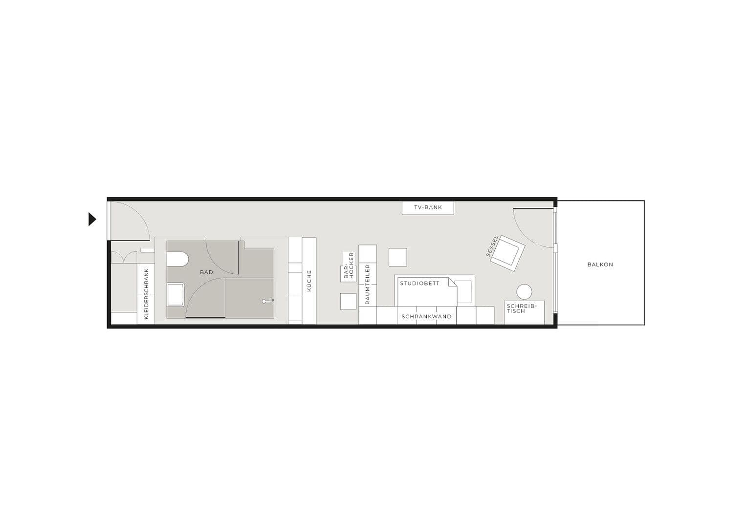 flat to rent, 34 m², Stuttgart, Baden-Württemberg flat to rent, 34 m², Stuttgart, Baden-Württemberg