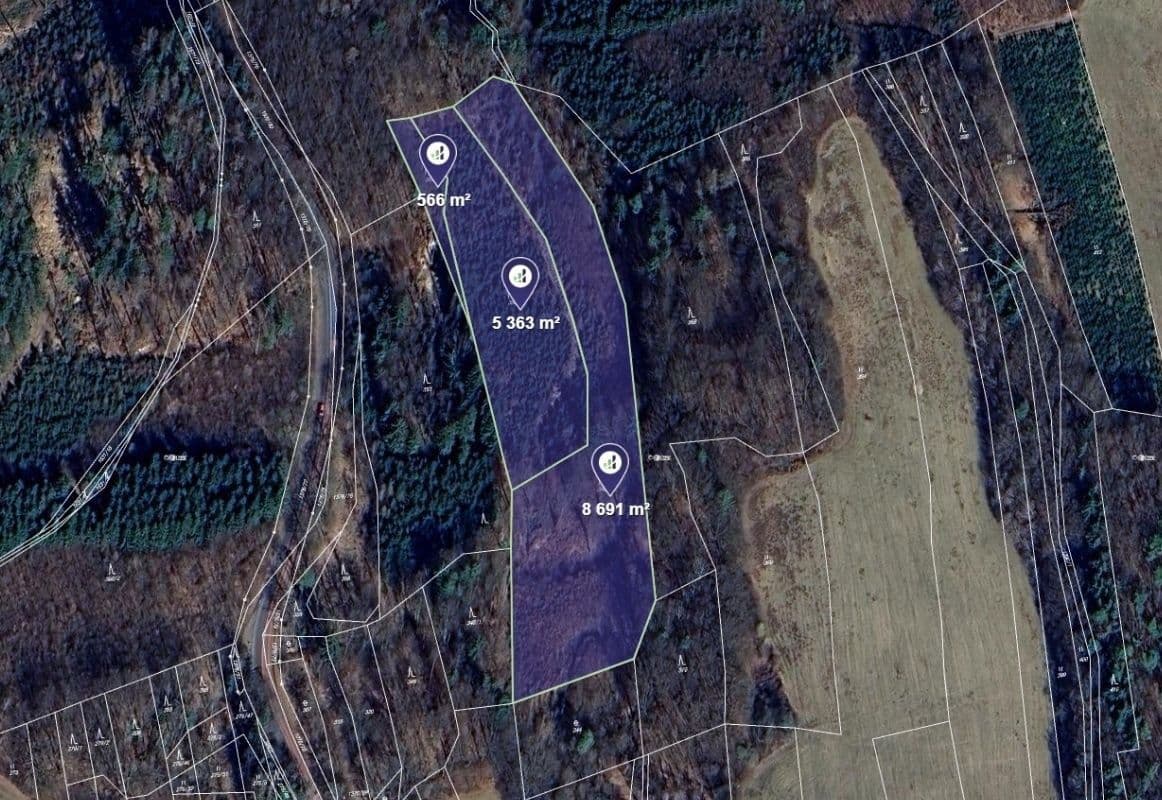 plot for sale, 14,620 m², Petrůvka, Zlínský Region plot for sale, 14,620 m², Petrůvka, Zlínský Region