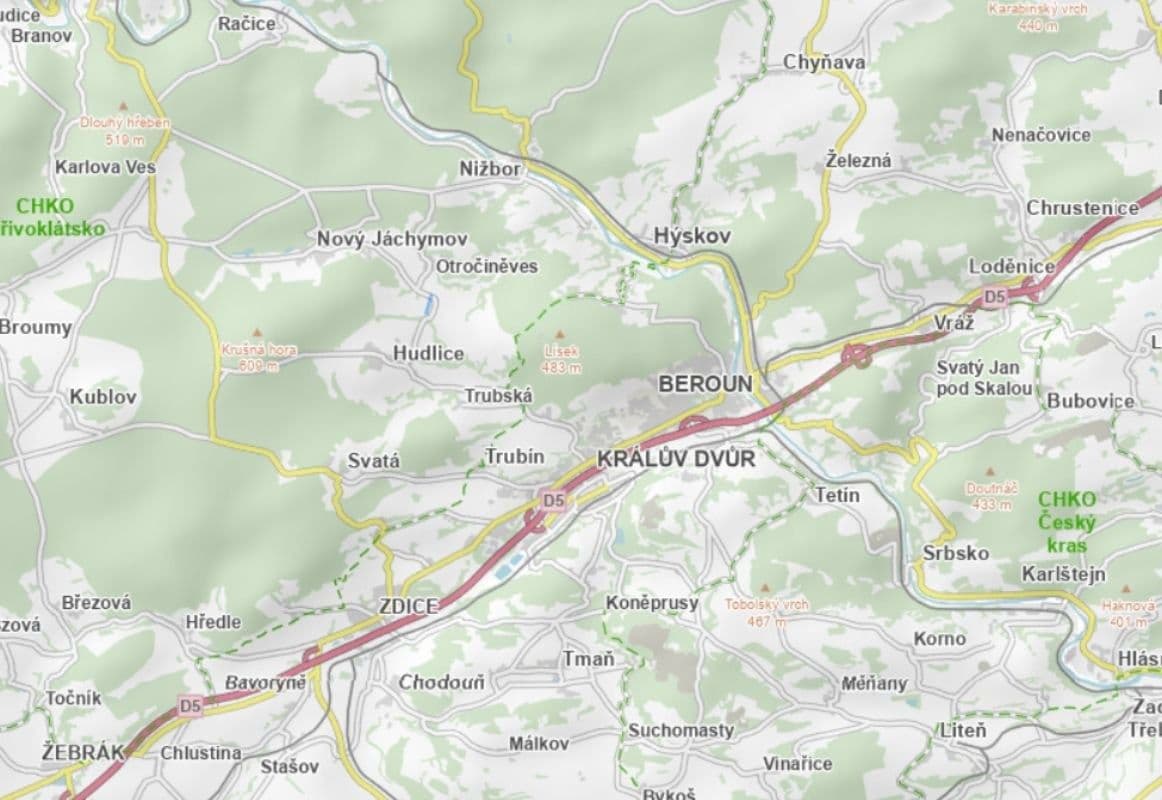 plot for sale, 20,404 m², Hudlice, Středočeský Region plot for sale, 20,404 m², Hudlice, Středočeský Region