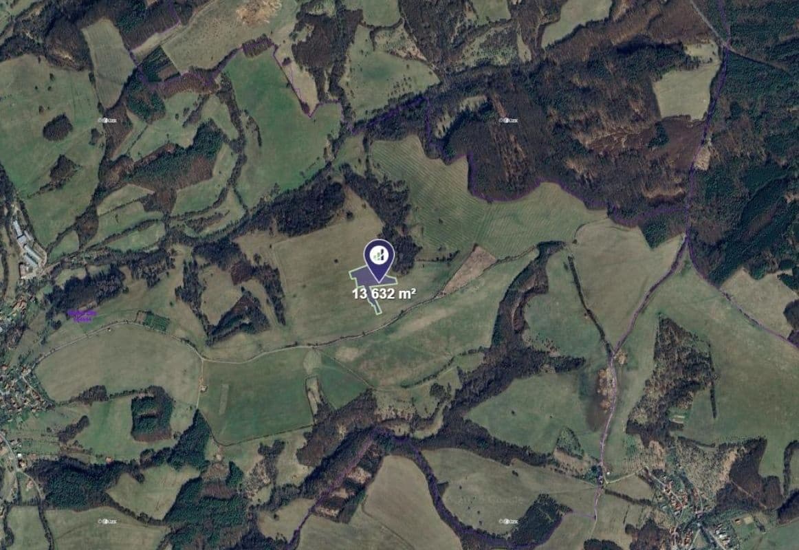 plot for sale, 3,408 m², Luhačovice, Zlínský Region plot for sale, 3,408 m², Luhačovice, Zlínský Region